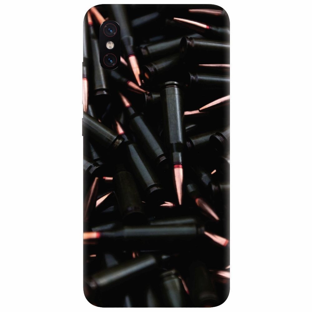 Husa silicon pentru Xiaomi Mi 8 Pro, Ammunition Bullets