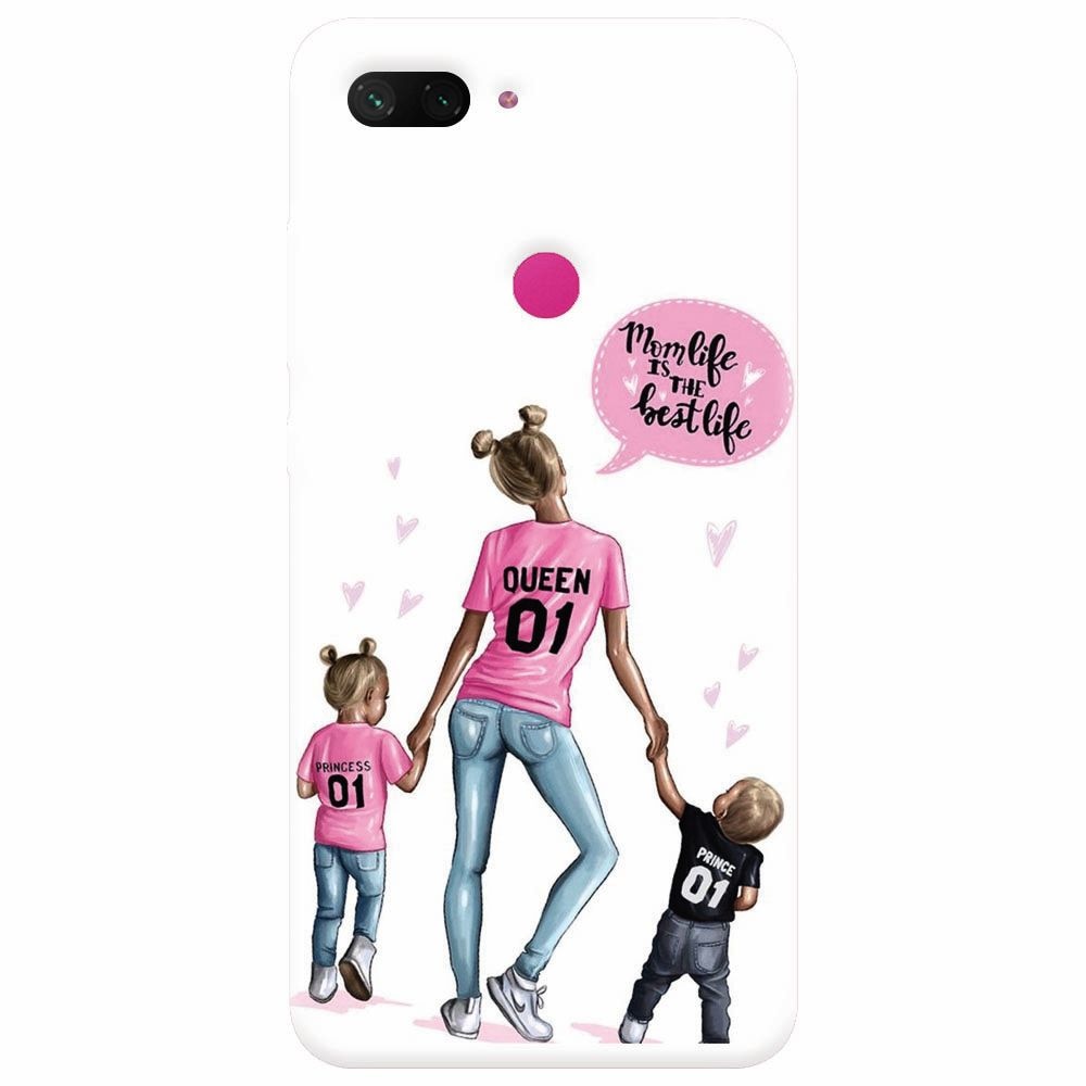 Husa silicon pentru Xiaomi Mi 8 Lite, Mom Life