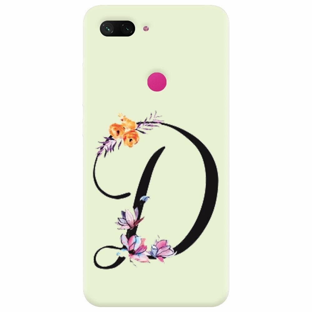 Husa silicon pentru Xiaomi Mi 8 Lite, Litera D
