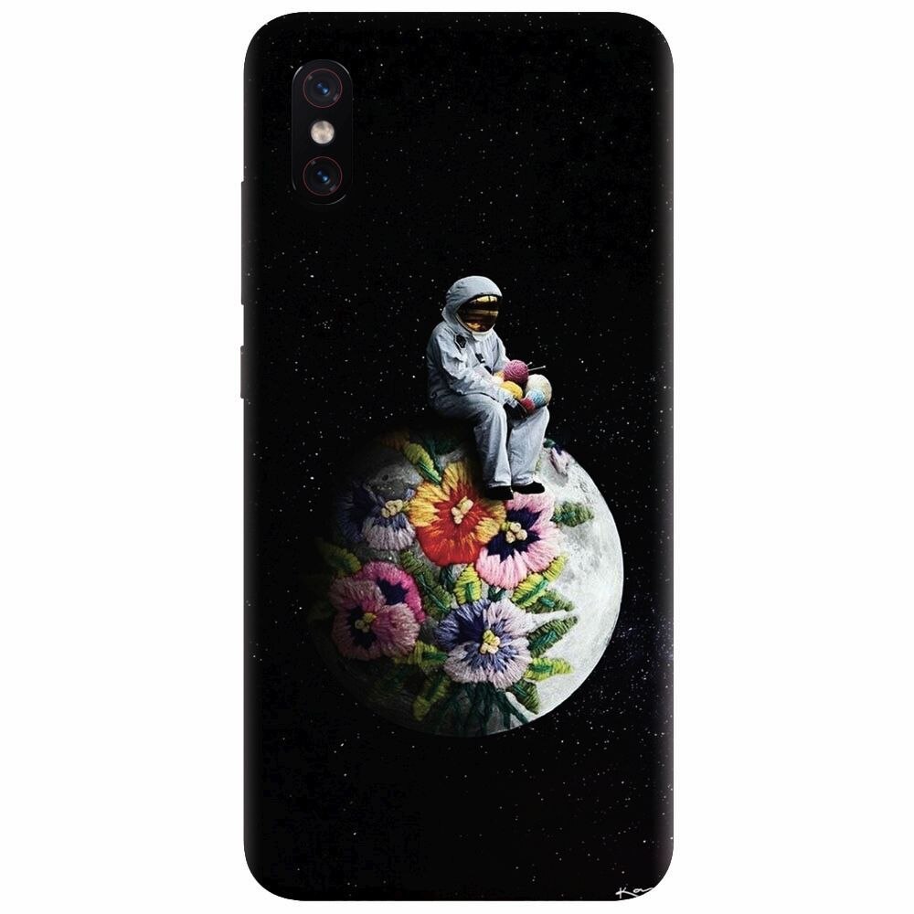 Husa silicon pentru Xiaomi Mi 8 Pro, Astronaut