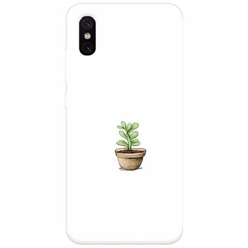 Husa silicon pentru Xiaomi Mi 8 Pro, Cactus 101 Husa silicon pentru Xiaomi Mi 8 Pro, Cactus 101
