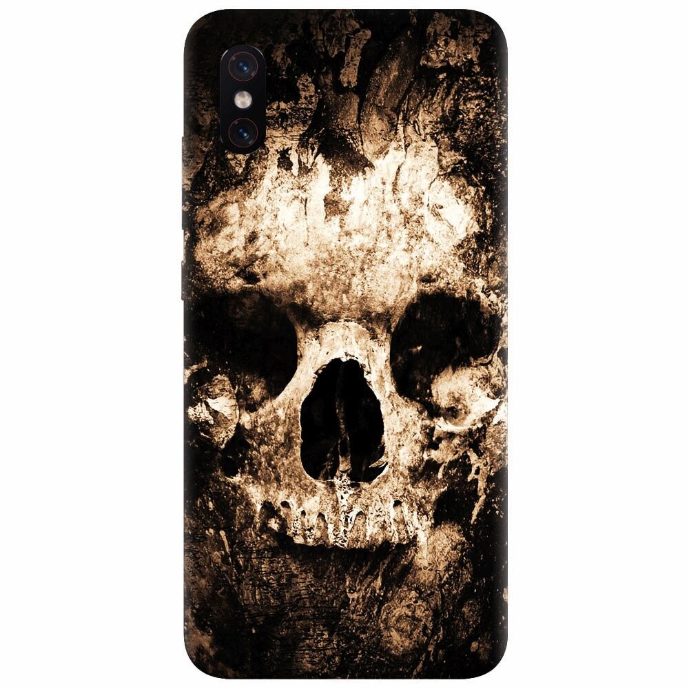 Husa silicon pentru Xiaomi Mi 8 Pro, Zombie Skull