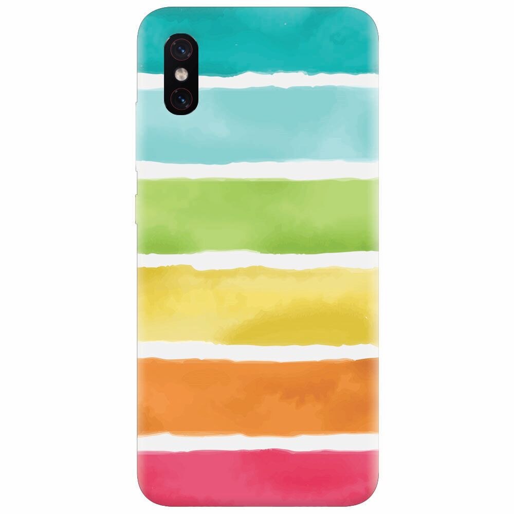 Husa silicon pentru Xiaomi Mi 8 Pro, Watercolors