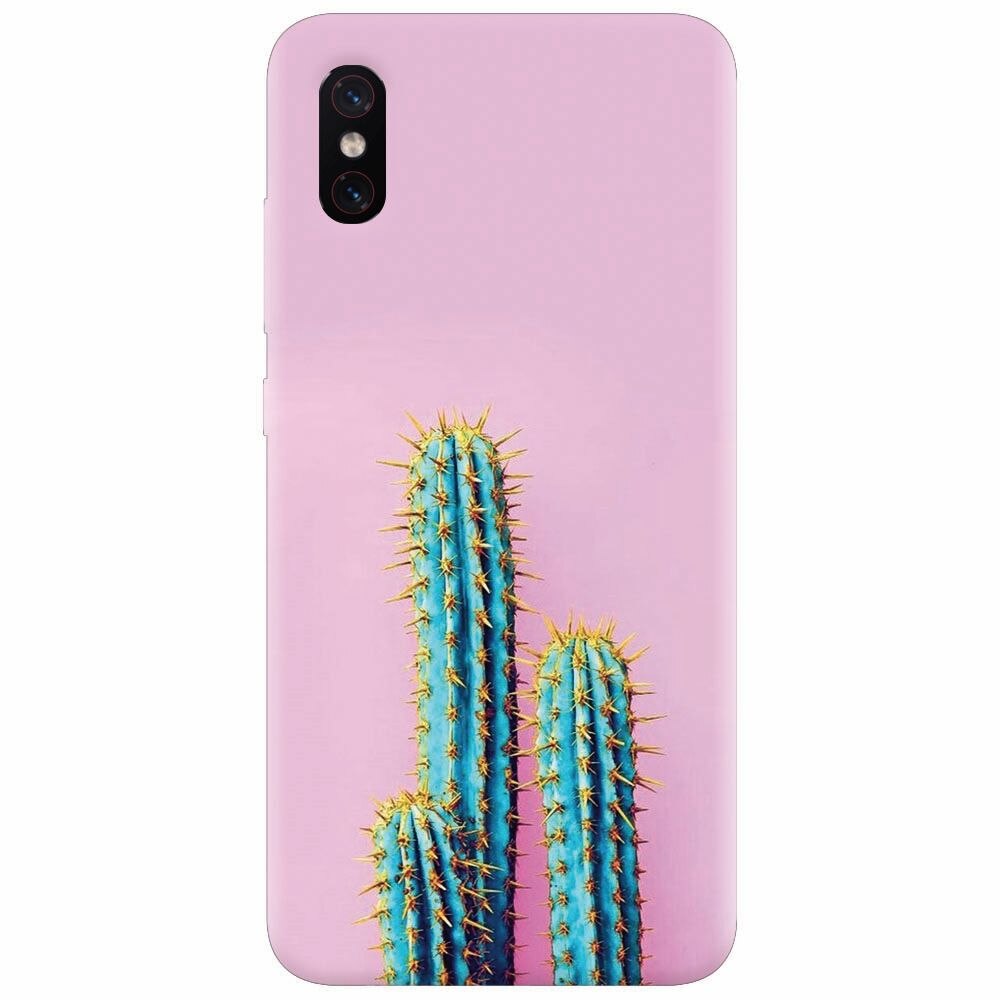 Husa silicon pentru Xiaomi Mi 8 Pro, Cactus 102