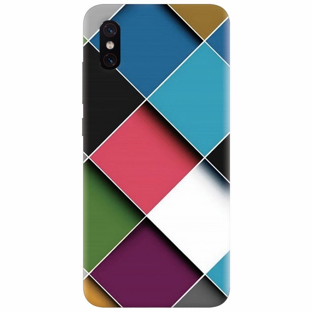 Husa silicon pentru Xiaomi Mi 8 Pro, Square