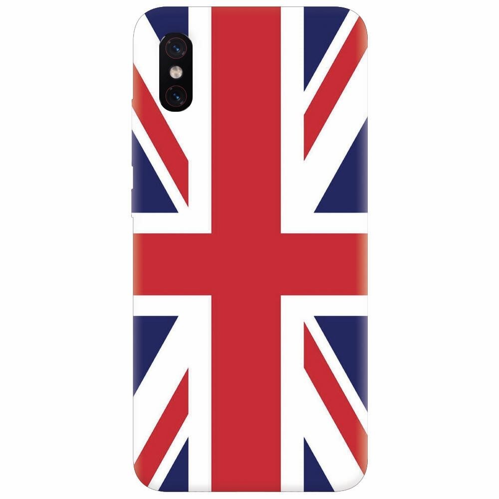 Husa silicon pentru Xiaomi Mi 8 Pro, UK Flag Illustration