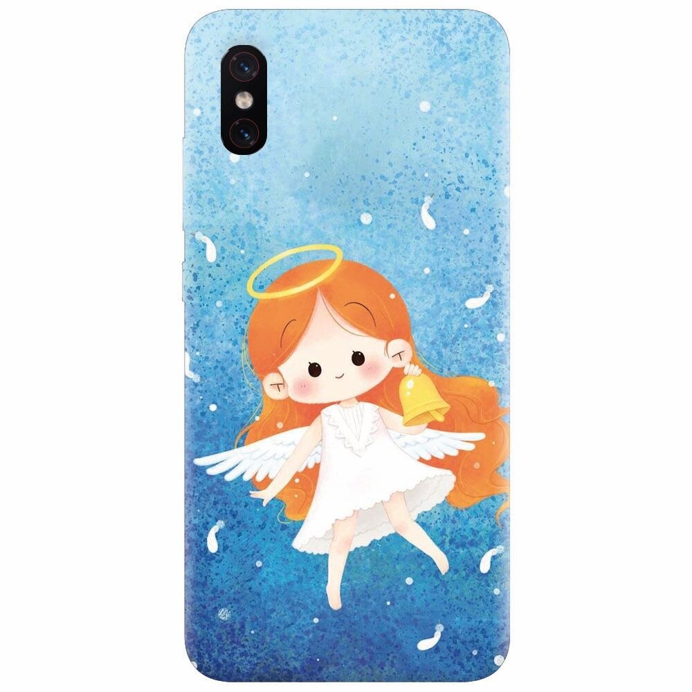 Husa silicon pentru Xiaomi Mi 8 Pro, Cute Angel