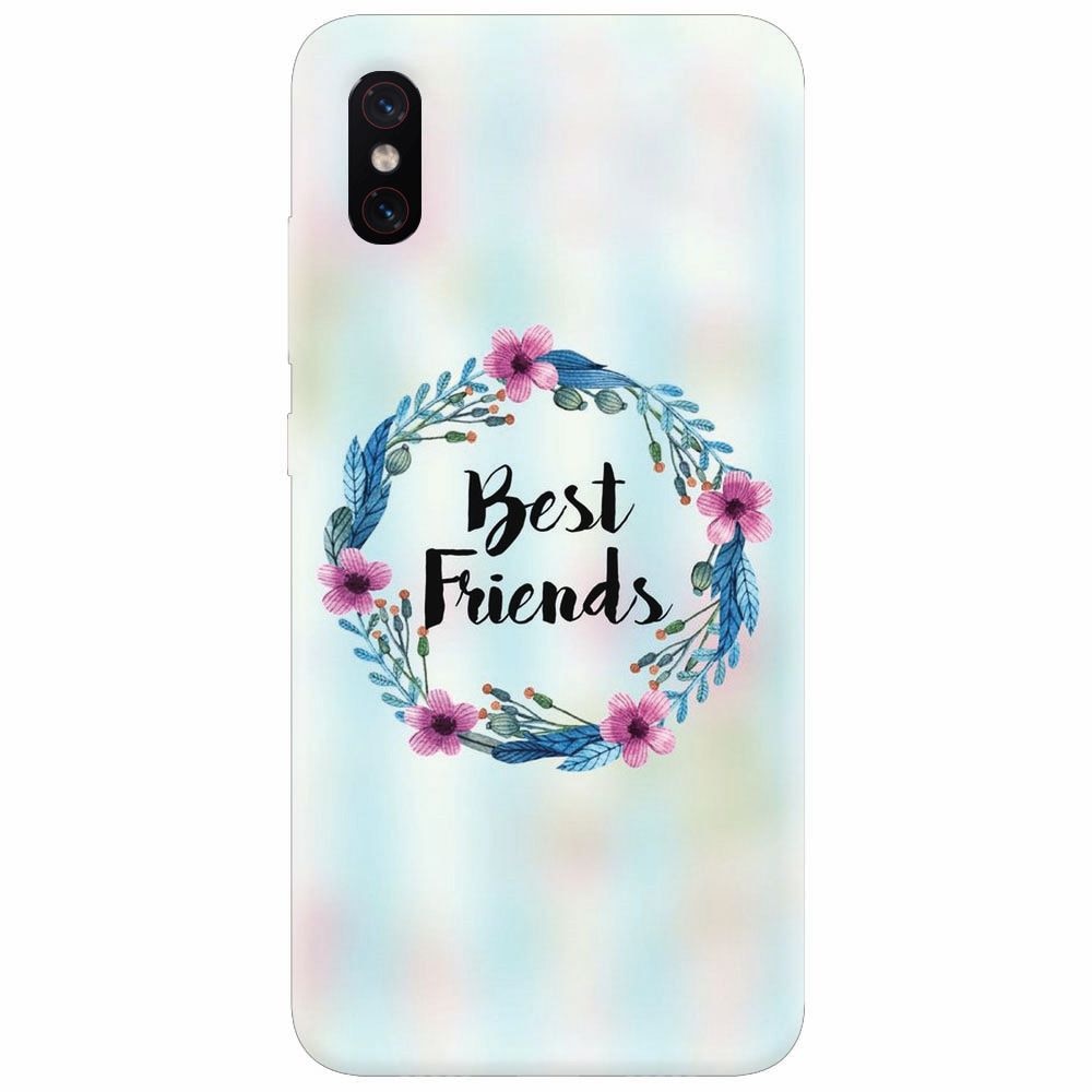 Husa silicon pentru Xiaomi Mi 8 Pro, Best Friends 001