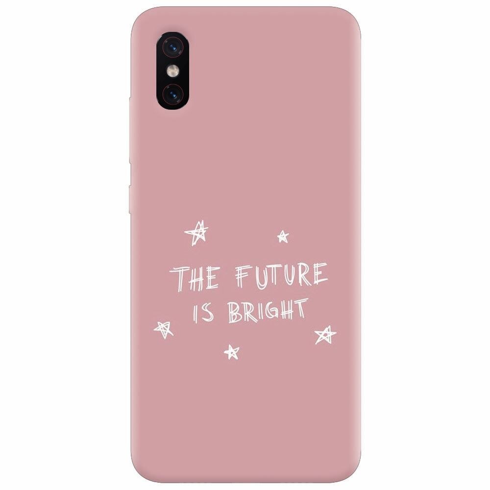 Husa silicon pentru Xiaomi Mi 8 Pro, The Future Is Bright