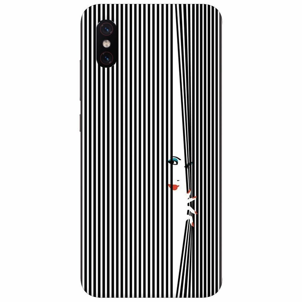 Husa silicon pentru Xiaomi Mi 8 Pro, Stripe