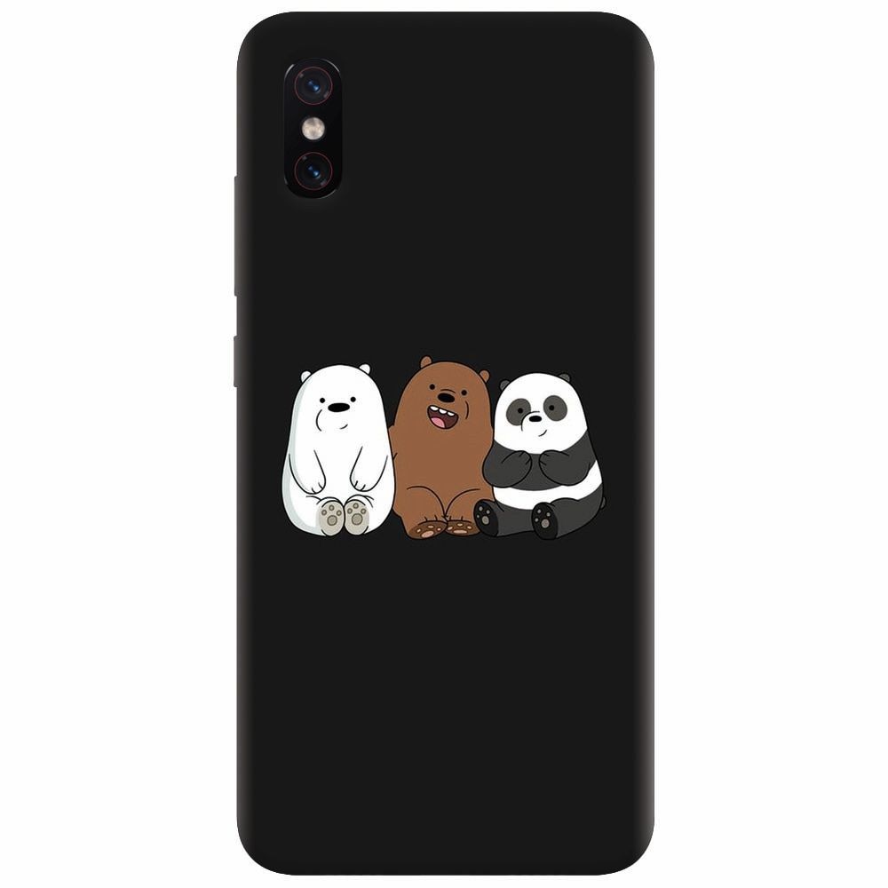 Husa silicon pentru Xiaomi Mi 8 Pro, Bears