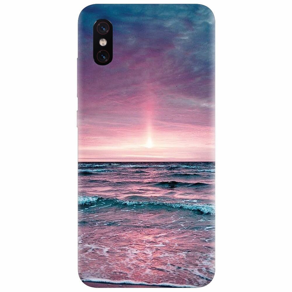 Husa silicon pentru Xiaomi Mi 8 Pro, Calm Sea
