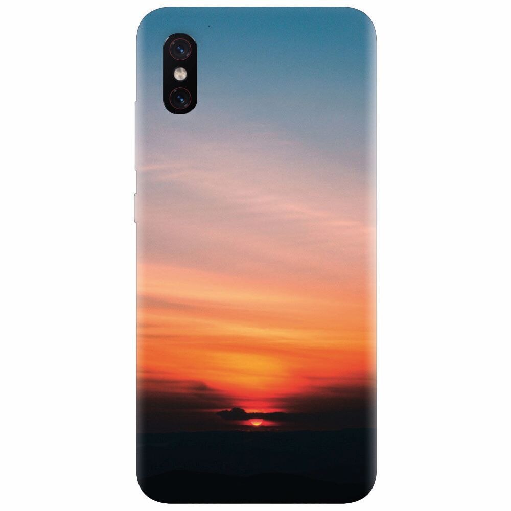 Husa silicon pentru Xiaomi Mi 8 Pro, Calm Clouds