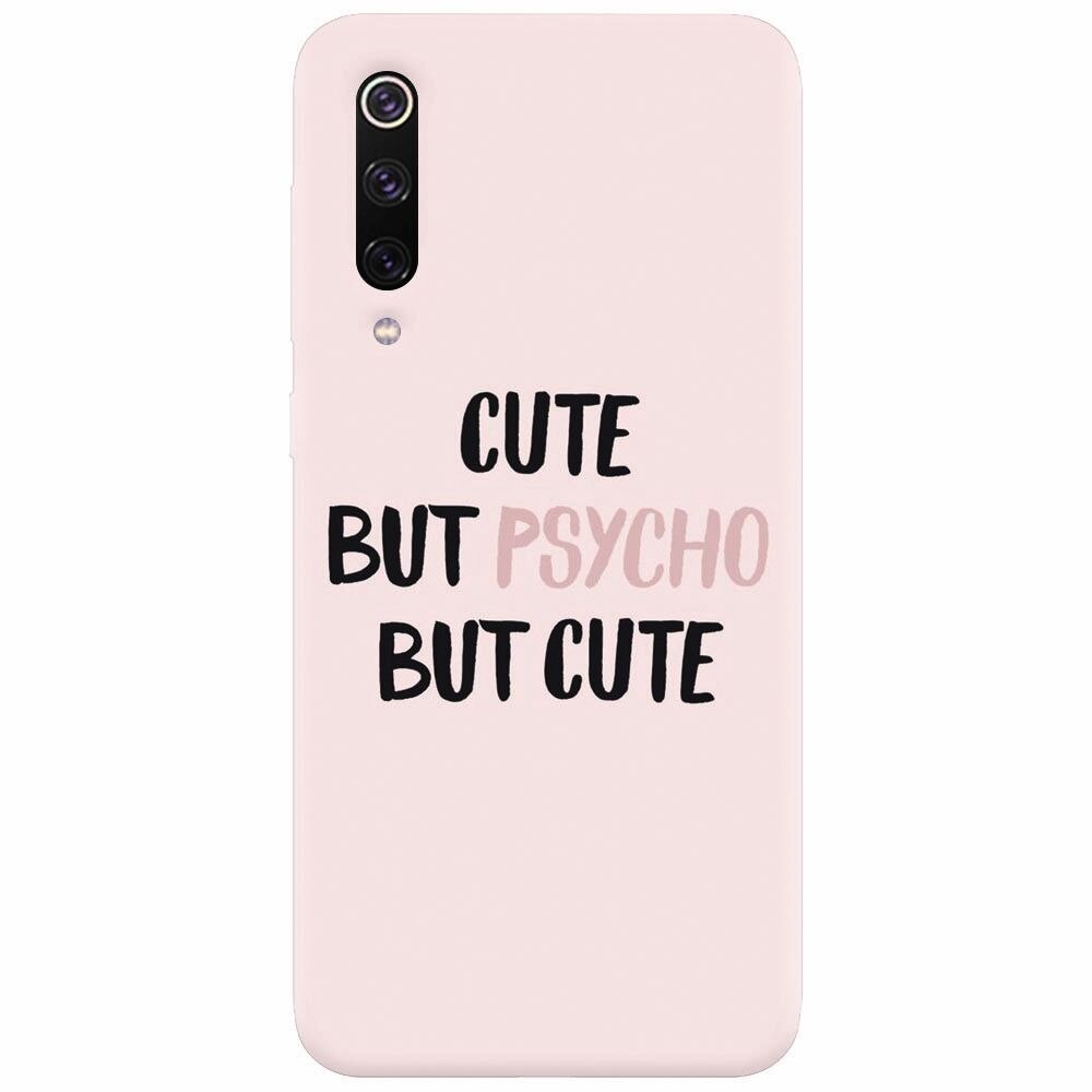 Husa silicon pentru Xiaomi Mi 9, Cute But Psycho