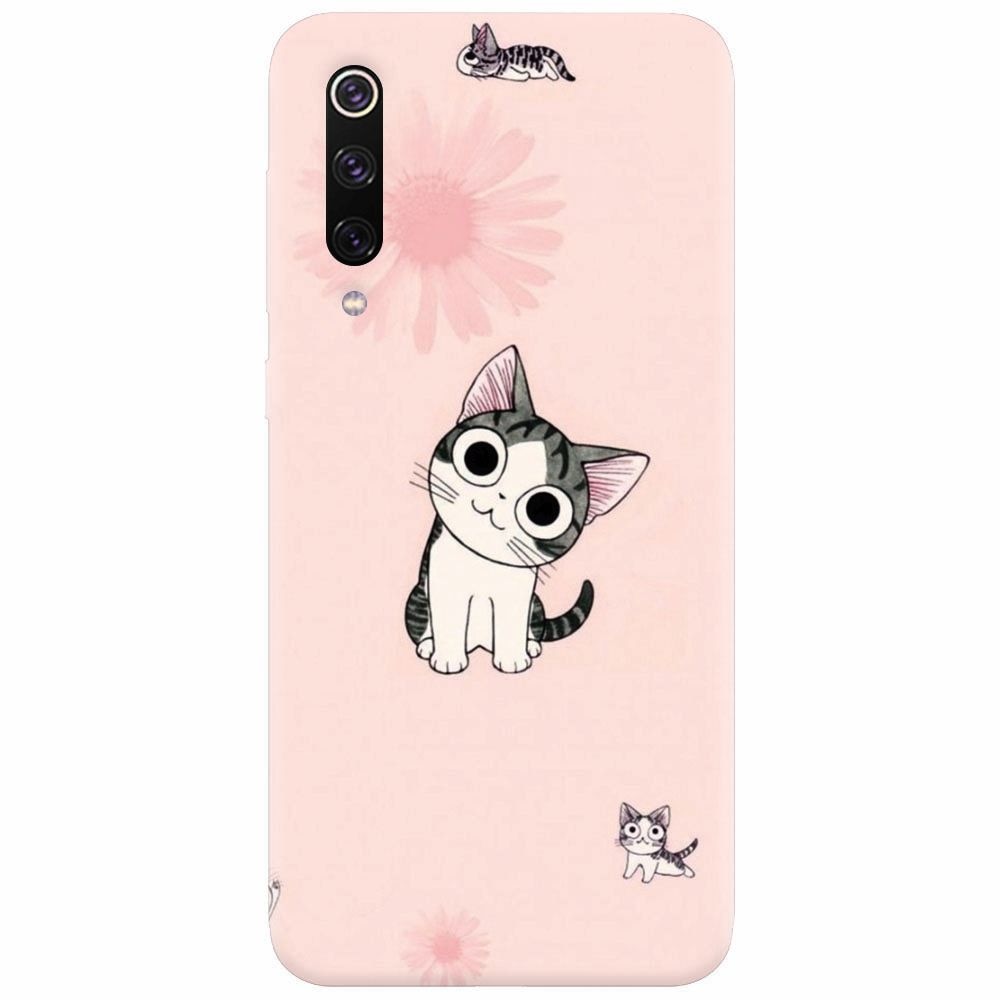 Husa silicon pentru Xiaomi Mi 9, Cute Cat 101