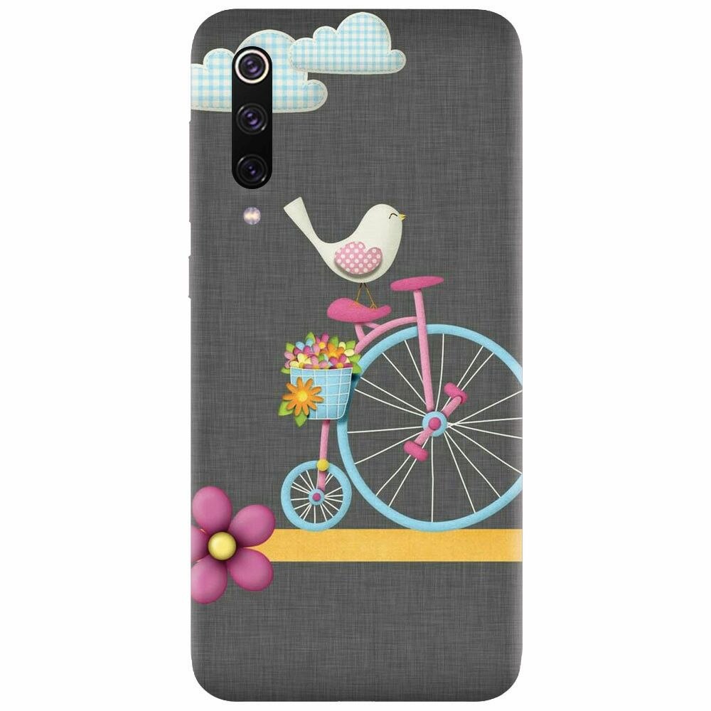 Husa silicon pentru Xiaomi Mi 9, Bird