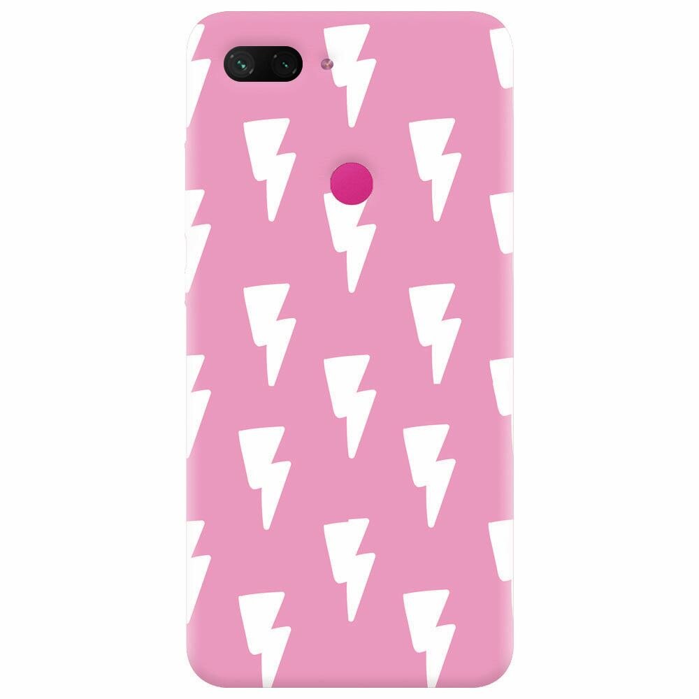 Husa silicon pentru Xiaomi Mi 8 Lite, Electric Pink