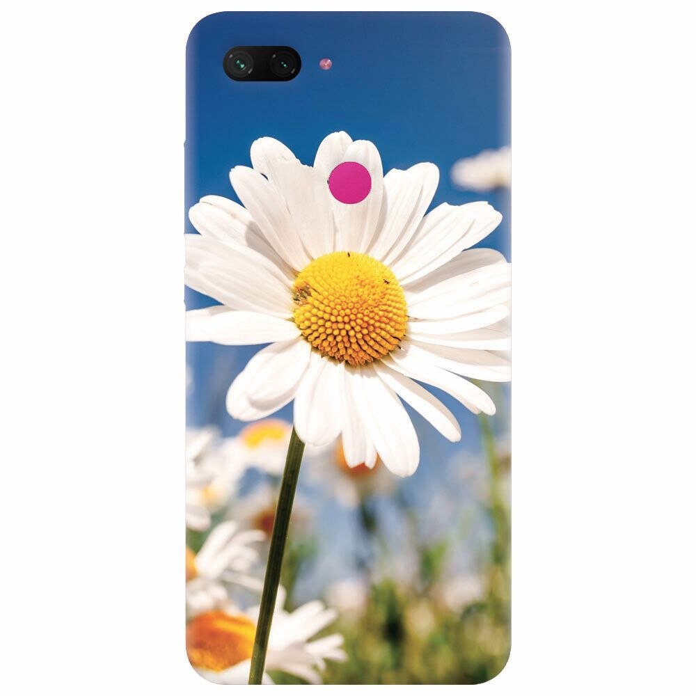 Husa silicon pentru Xiaomi Mi 8 Lite, Daisies Field Flowers