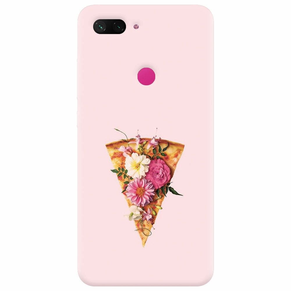 Husa silicon pentru Xiaomi Mi 8 Lite, Flower Pizza
