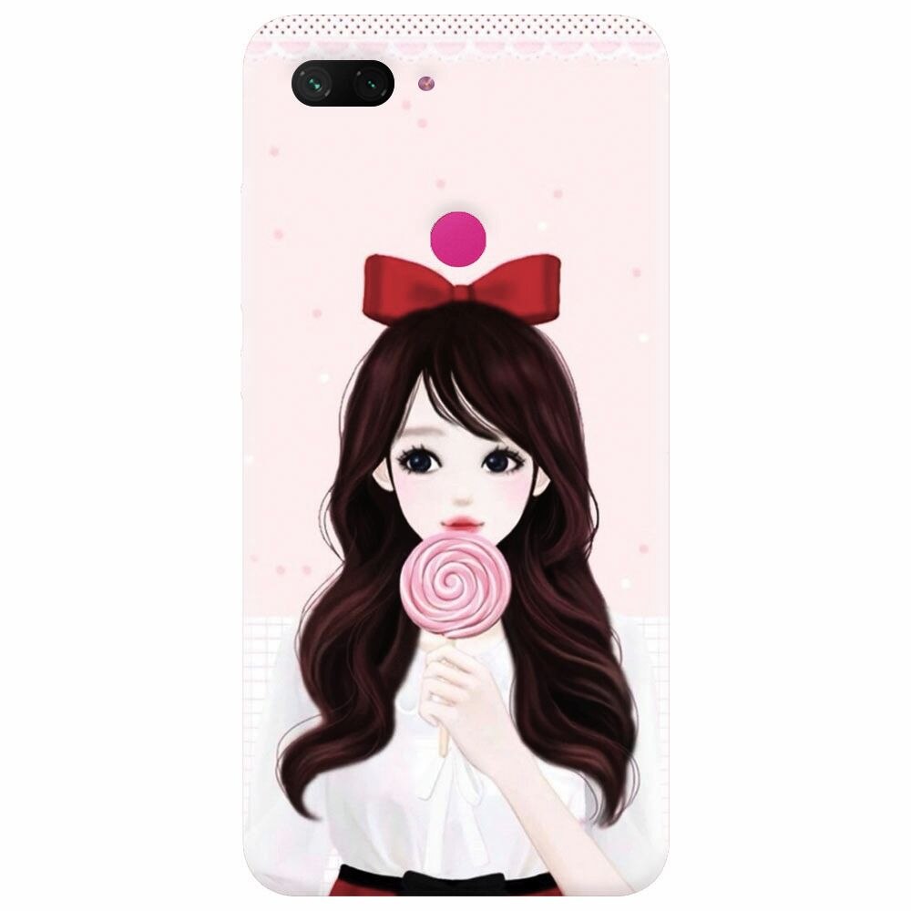 Husa silicon pentru Xiaomi Mi 8 Lite, Girly 001