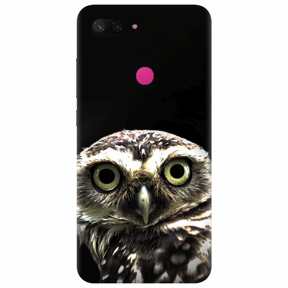 Husa silicon pentru Xiaomi Mi 8 Lite, Owl In The Dark