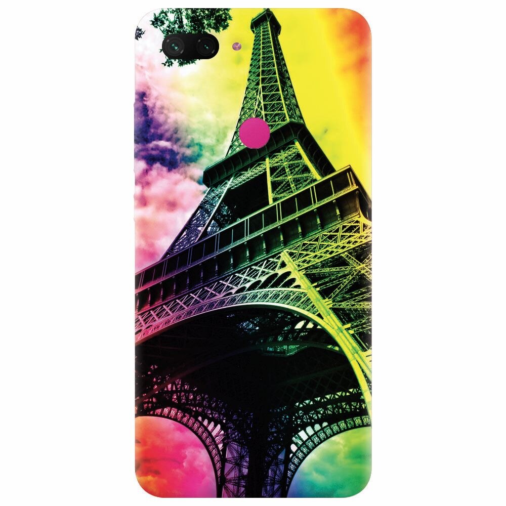 Husa silicon pentru Xiaomi Mi 8 Lite, Eiffel Tower 002