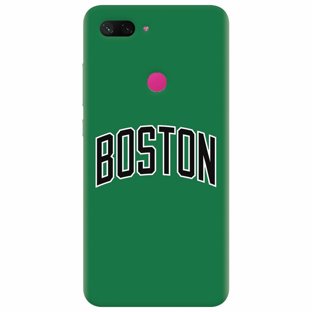 Husa silicon pentru Xiaomi Mi 8 Lite, NBA Boston Celtics