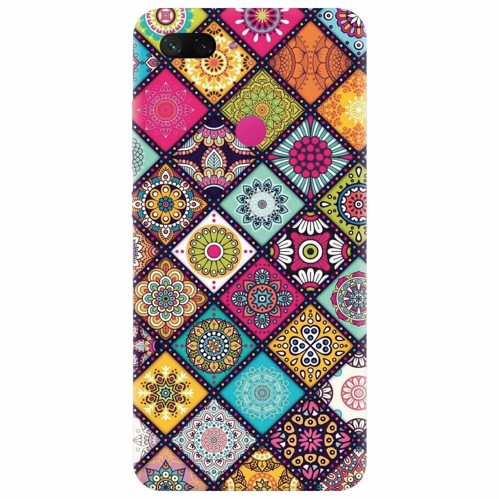 Husa silicon pentru Xiaomi Mi 8 Lite, Mandala Pattern