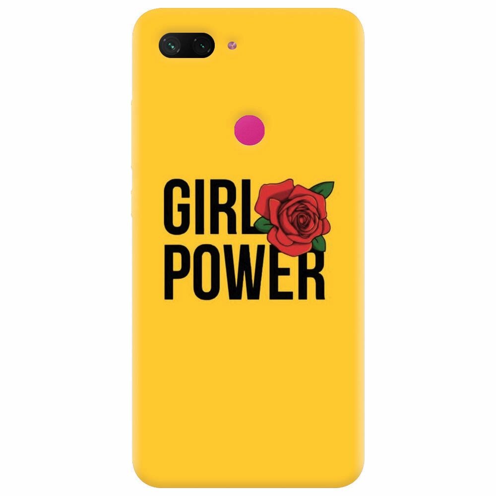 Husa silicon pentru Xiaomi Mi 8 Lite, Girl Power