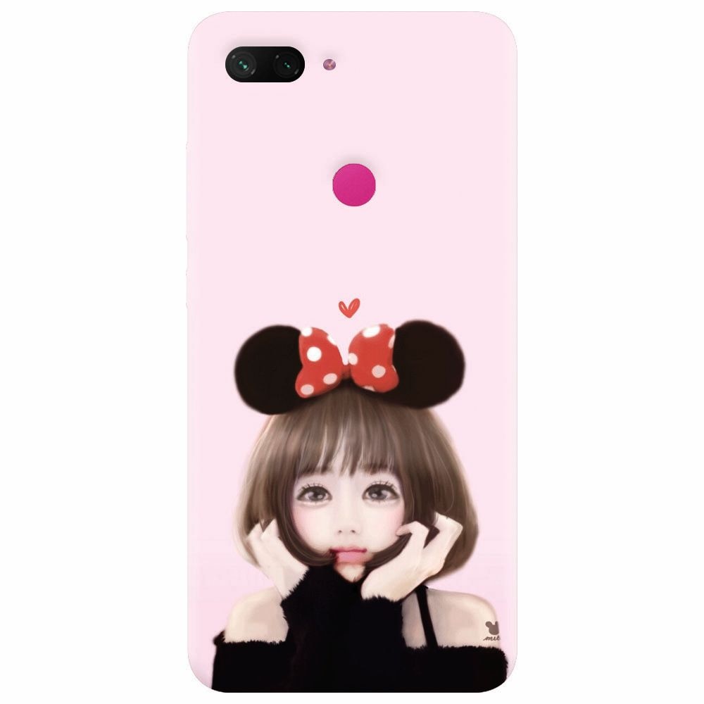 Husa silicon pentru Xiaomi Mi 8 Lite, Girly 002