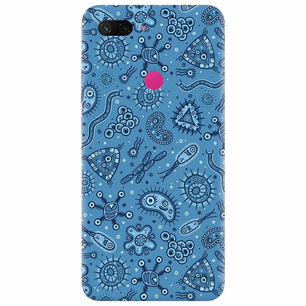 Husa silicon pentru Xiaomi Mi 8 Lite, Bacteria