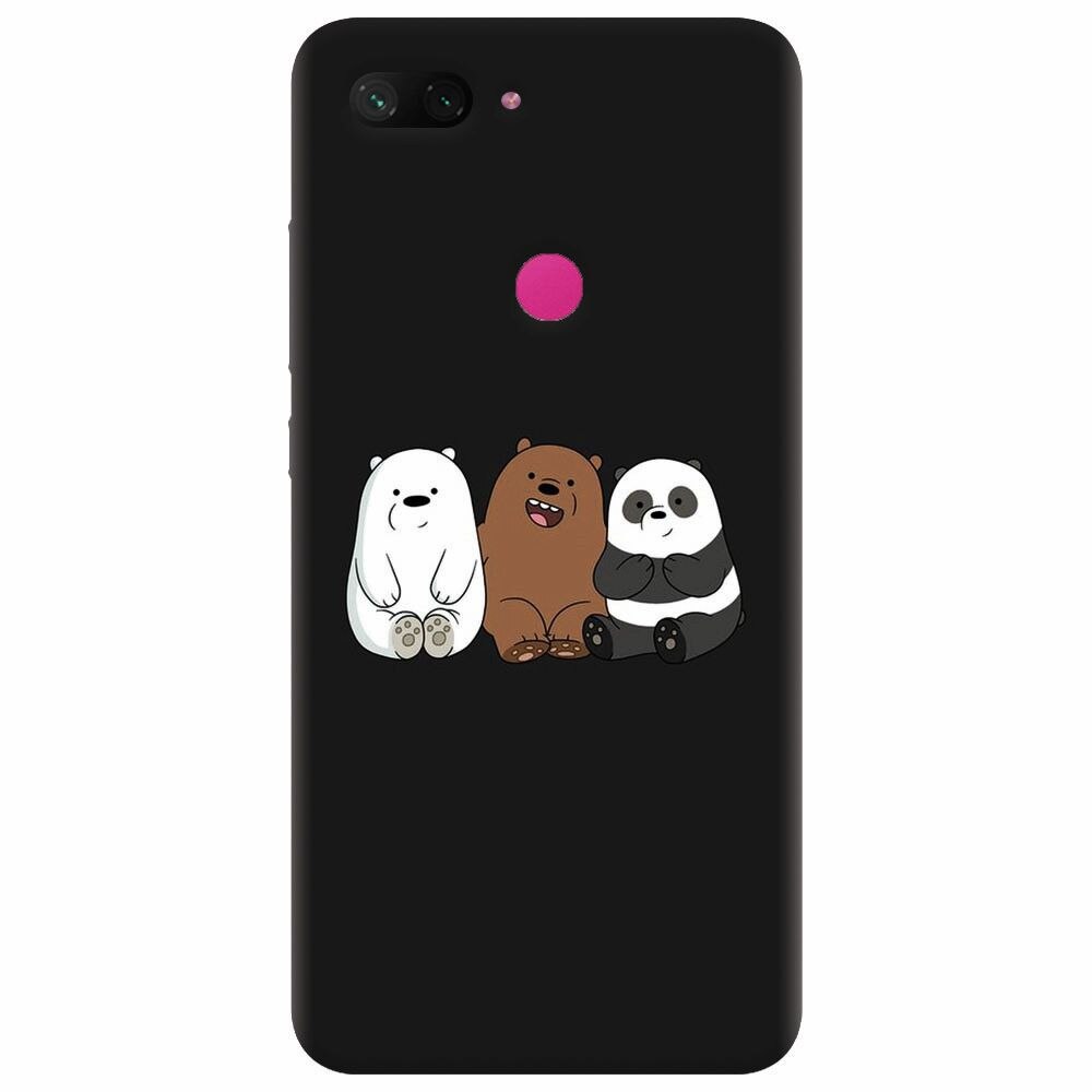 Husa silicon pentru Xiaomi Mi 8 Lite, Bears