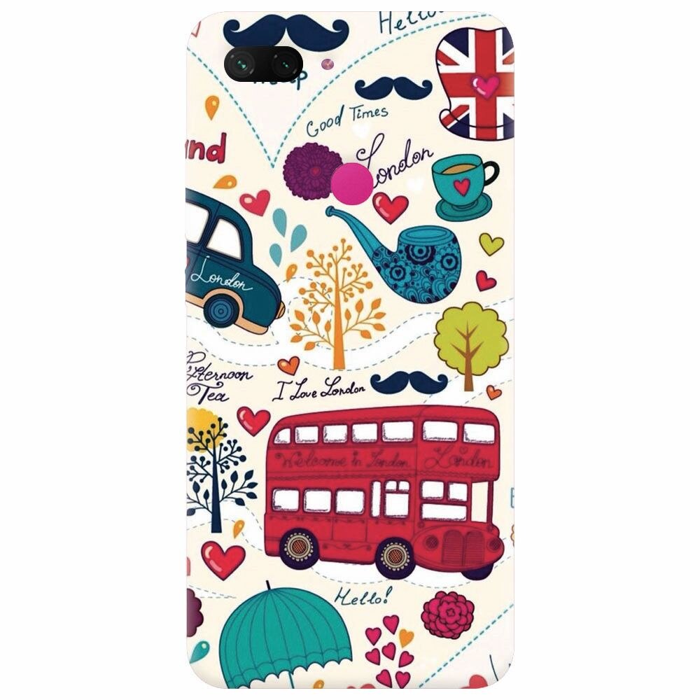 Husa silicon pentru Xiaomi Mi 8 Lite, Welcome In London