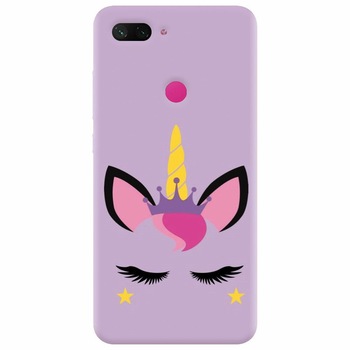 Husa silicon pentru Xiaomi Mi 8 Lite, Unicorn Shine Husa silicon pentru Xiaomi Mi 8 Lite, Unicorn Shine