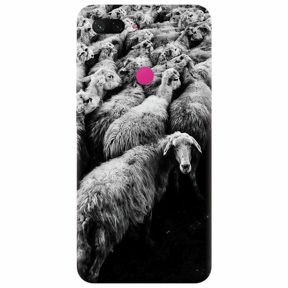 Husa silicon pentru Xiaomi Mi 8 Lite, Sheep