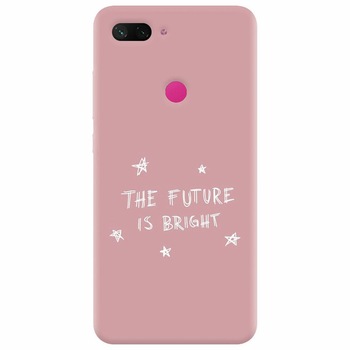 Husa silicon pentru Xiaomi Mi 8 Lite, The Future Is Bright Husa silicon pentru Xiaomi Mi 8 Lite, The Future Is Bright