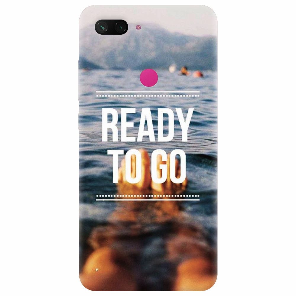 Husa silicon pentru Xiaomi Mi 8 Lite, Ready To Go Swimming