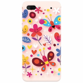 Husa silicon pentru Xiaomi Mi 8 Lite, Butterfly 102 Husa silicon pentru Xiaomi Mi 8 Lite, Butterfly 102