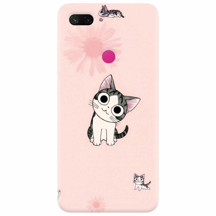 Силиконов кейс за Xiaomi Mi 8 Lite, Cute Cat 101