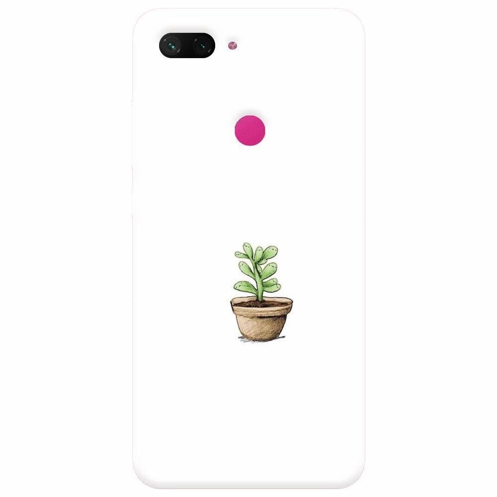 Husa silicon pentru Xiaomi Mi 8 Lite, Cactus 101