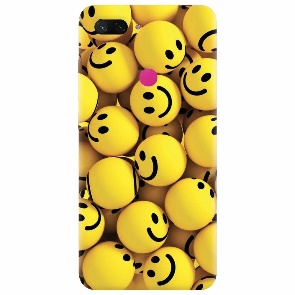 Husa silicon pentru Xiaomi Mi 8 Lite, Smiles 002
