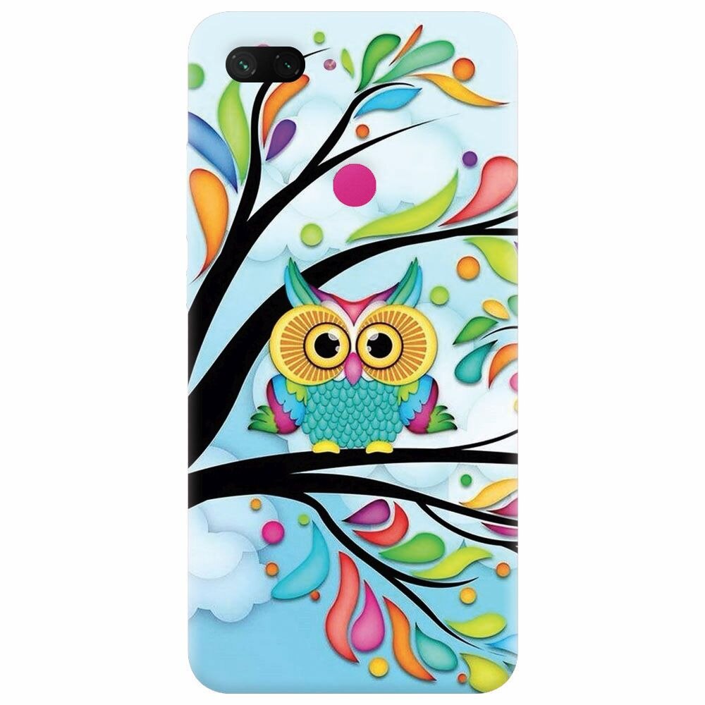 Husa silicon pentru Xiaomi Mi 8 Lite, Owl 101