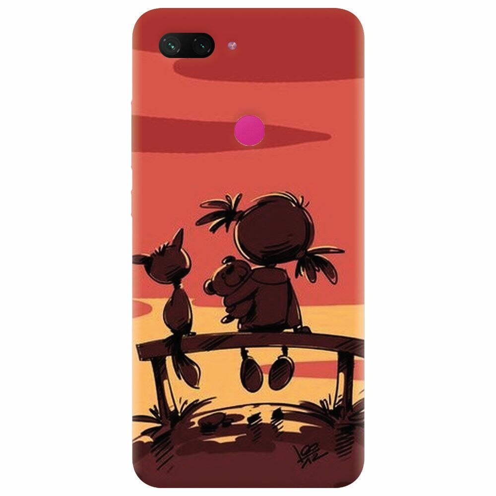 Husa silicon pentru Xiaomi Mi 8 Lite, Lovely Sunsets