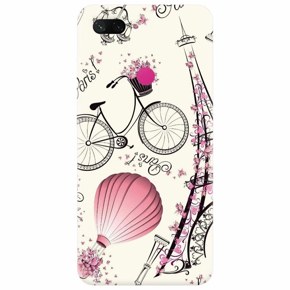 Husa silicon pentru Xiaomi Mi 8 Lite, Paris