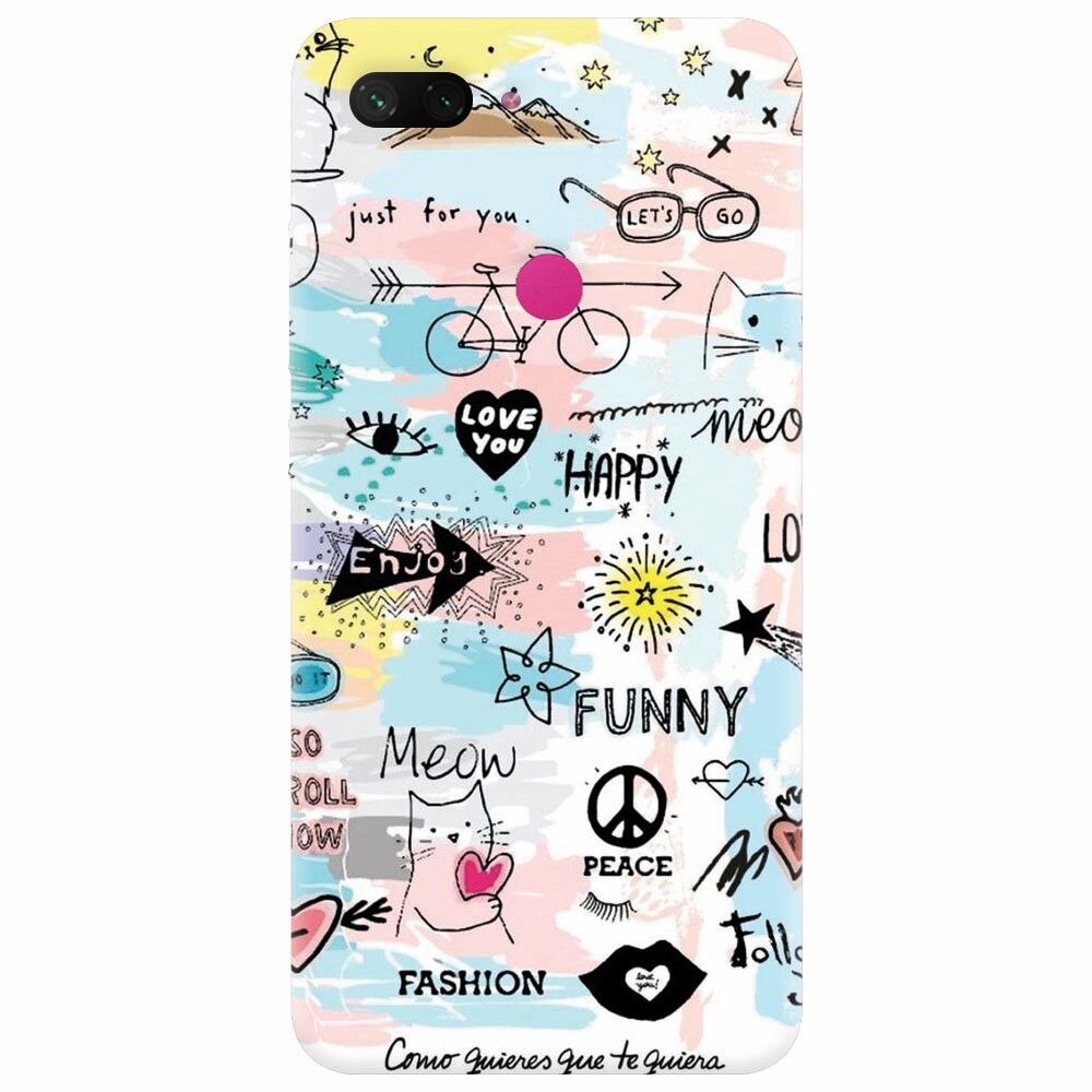 Husa silicon pentru Xiaomi Mi 8 Lite, Enjoy
