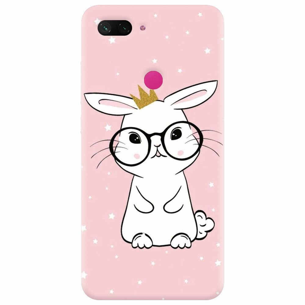 Husa silicon pentru Xiaomi Mi 8 Lite, Cute Rabbit
