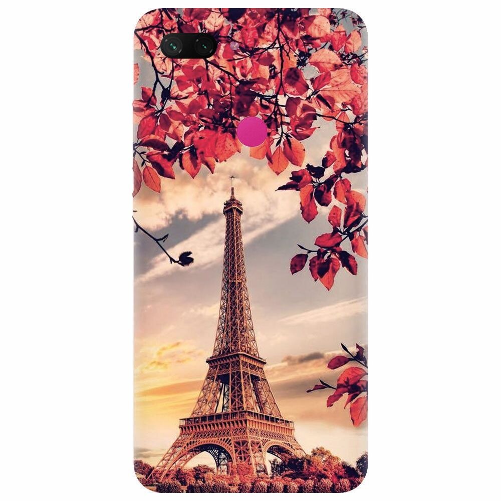 Husa silicon pentru Xiaomi Mi 8 Lite, Eifel Tower