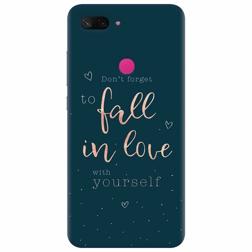 Husa silicon pentru Xiaomi Mi 8 Lite, Fall In Love