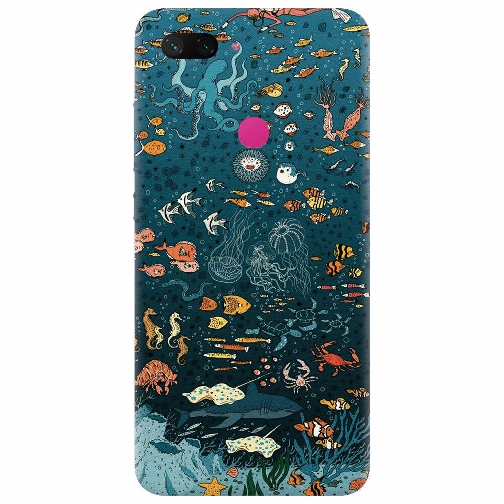 Husa silicon pentru Xiaomi Mi 8 Lite, Under The Sea