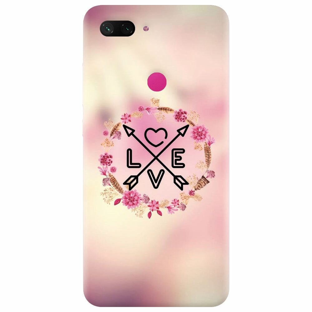 Husa silicon pentru Xiaomi Mi 8 Lite, Love Arrow